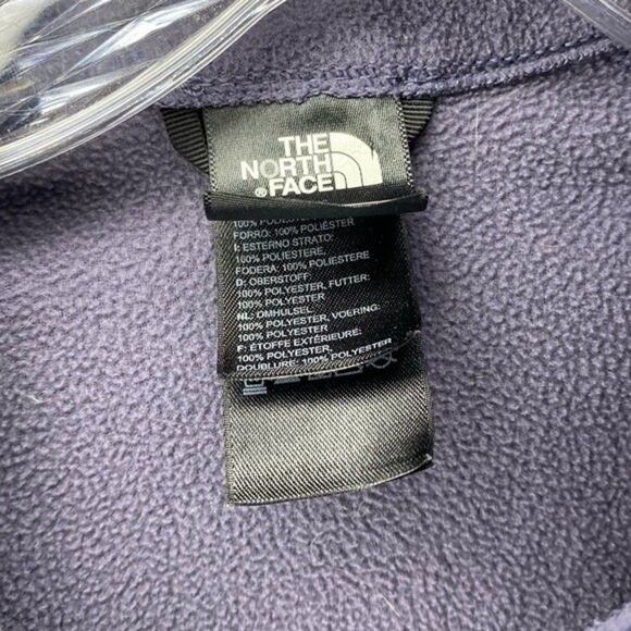 The North Face Jacket Women’s XS Purple Full Zip Lightweight Fleece Mock Neck - Picture 8 of 9